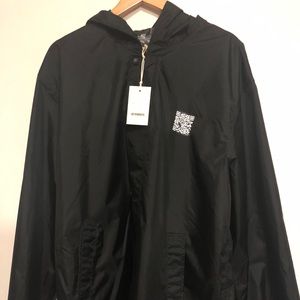 Vetements QR rain jacket